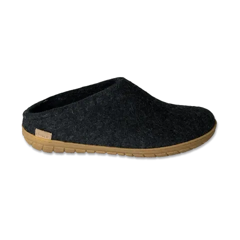 Glerup Honey Rubber Sole Slip-On Slippers