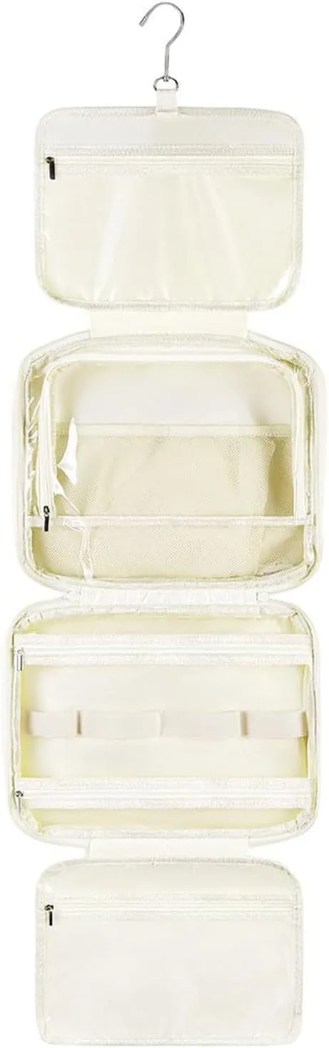 Hanging Toiletry Bag for Women Cosmetic Bags Large Women's Travel Jewellery Organiser Makeup Pouches with Hook