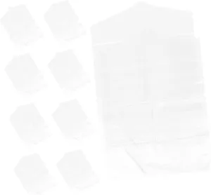 HEALLILY 10-pack Dry Cleaning Bag Plastic Pouches for Clothes Garment Covers Dustproof Jacket Covers Lightweight Space-saving for Wardrobe Organization