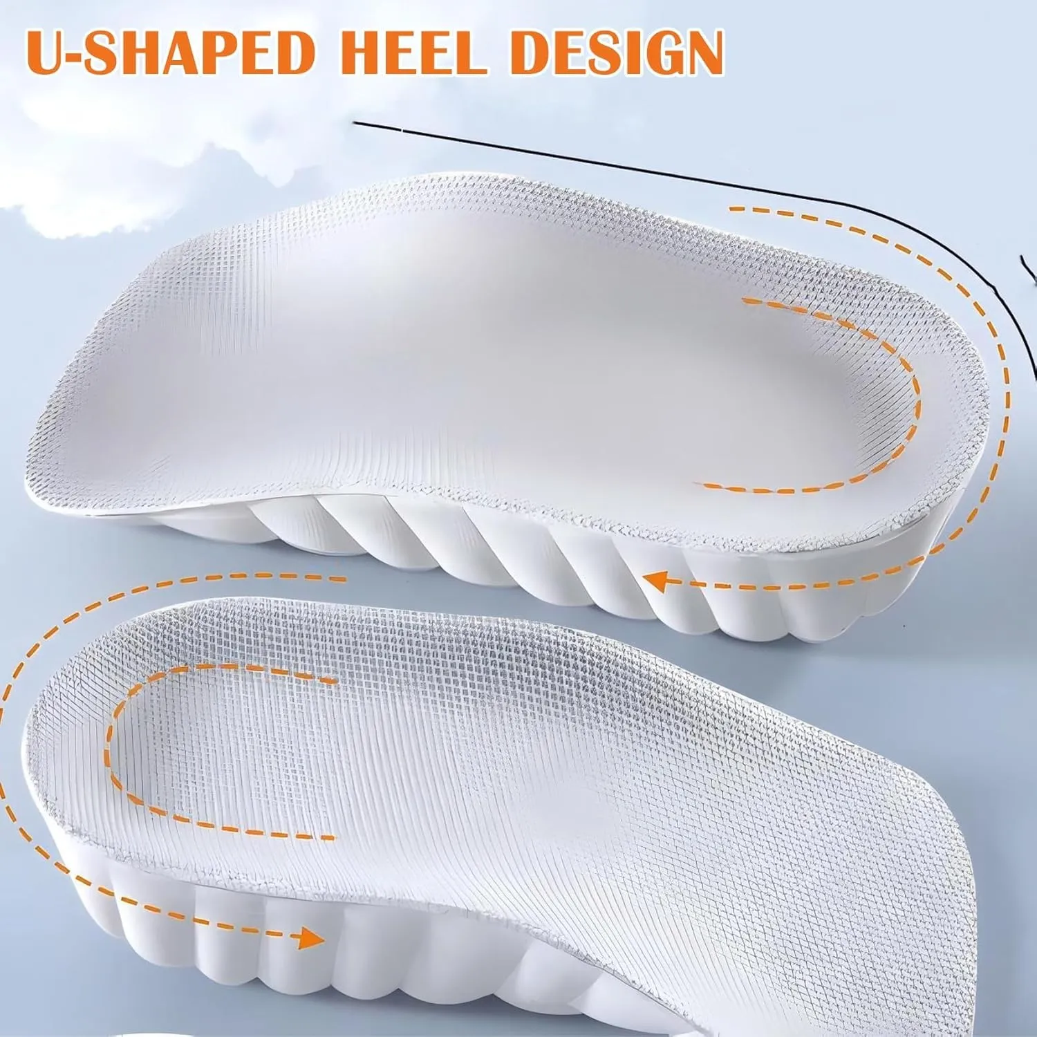 Highpads 2.0 - Brandone Orthopedic Highpads, Orthopedic Highpads 2.0, Brandone Height Insoles, Orthopedic Highpads 3.0 (Black, 0.98in/2.5cm 1.37in/3.5cm)