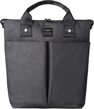 Kah&Kee Convertible Laptop Backpack and Tote Bag Handbag Computer Compartment Travel for Women Man (Black)