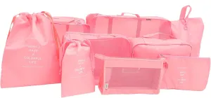 KESYOO 1 Set Travel Bags for Luggage Pink Garment Bags Luggage Organizers Bags Travel Toiletries Polyester