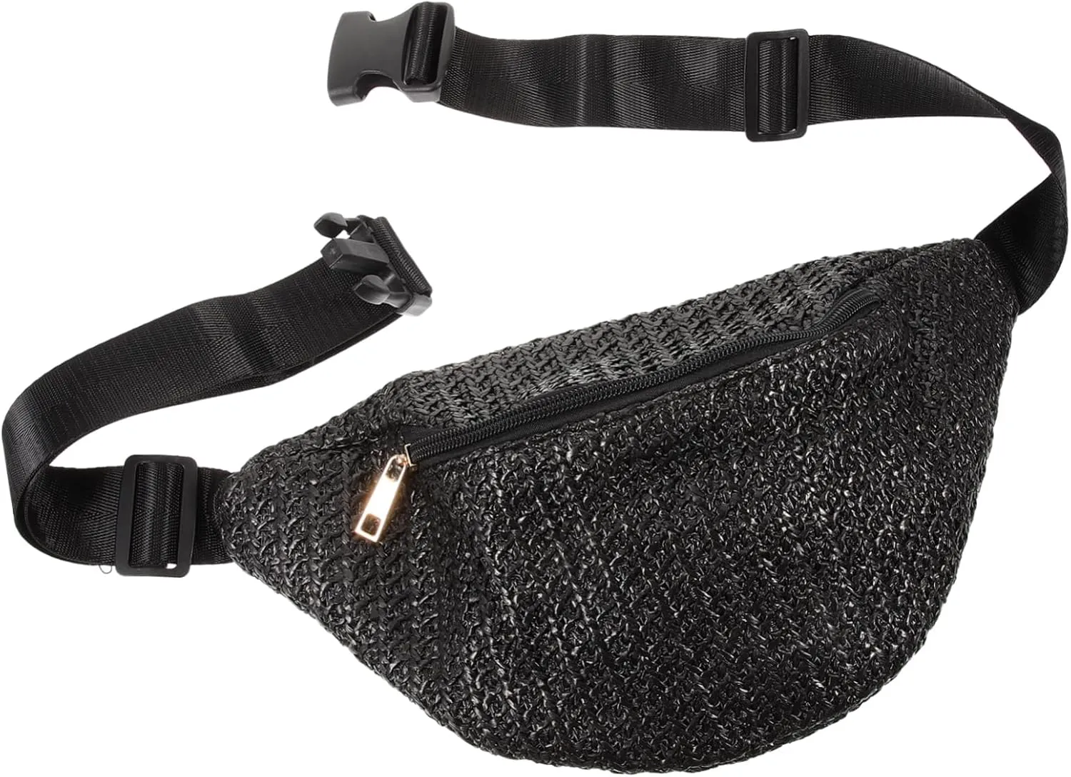 KESYOO Woven Belt Bag for Women Fashionable Waist Pouch Durable and Stylish for Parties Travel and Daily Wear Crossbody Design for Lipsticks Cash and Essentials