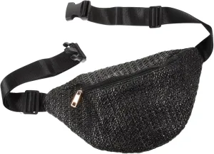 KESYOO Woven Belt Bag for Women Fashionable Waist Pouch Durable and Stylish for Parties Travel and Daily Wear Crossbody Design for Lipsticks Cash and Essentials