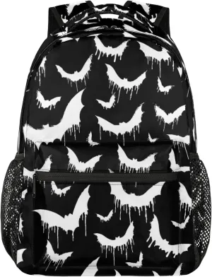 Kids Backpack for Boys - Elementary Middle School Bag Student Bookbag for Girls Teens - Casual Daypack Travel Laptop Backpacks(Bat)
