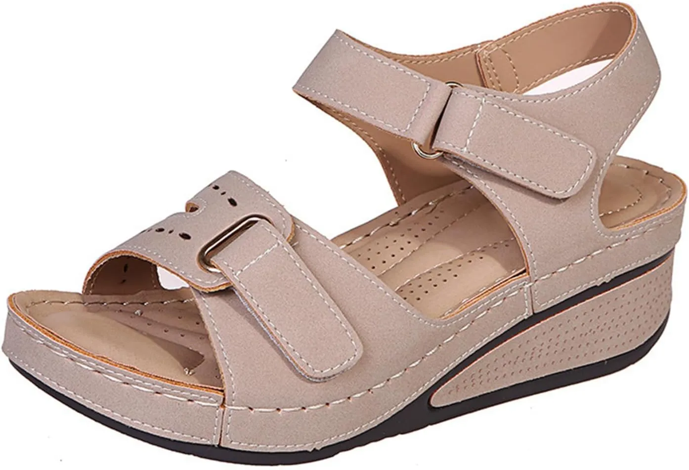 Ladmiple Orthopedic Sandals For Women Arch Support Dressy Comfort Orthotic Walking Sandals Open Toe Summer Flip Flops Slides