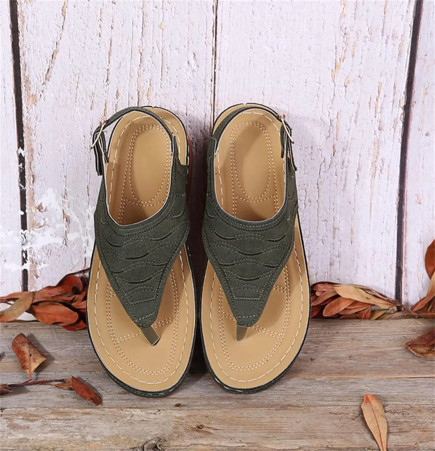 Ladmiple Orthotic Sandals For Women With Arch Support Orthopedic Slides Slippers for Plantar Fasciitis Summer Flip Flops