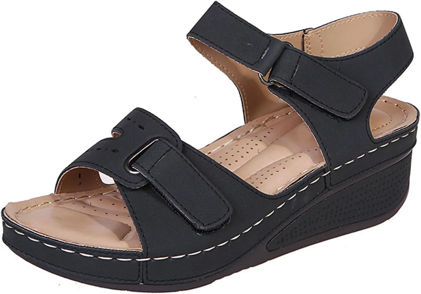 Ladmiple Women's Sandals Comfortable Dressy Orthotic Flips Flops Arch Support for Flat feet Orthopedic Slides Walking Shoes