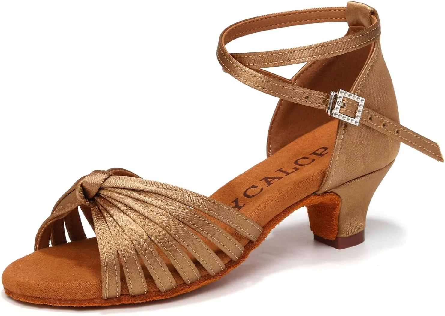 Latin Ballroom Dance Shoes Girls Latin Dance Shoes Low Heels Salsa Tango Professional Performance Practice Dance Shoes for Girls Kids