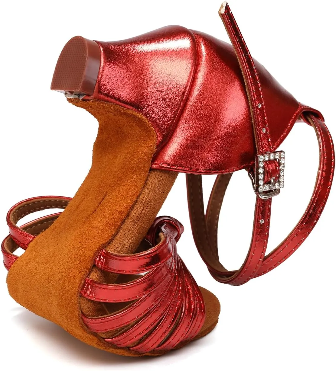Latin Ballroom Dance Shoes Girls Latin Dance Shoes Low Heels Salsa Tango Professional Performance Practice Dance Shoes for Girls Kids