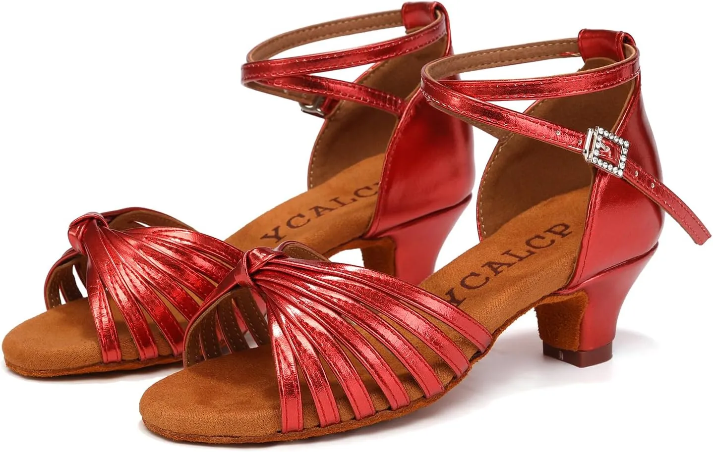 Latin Ballroom Dance Shoes Girls Latin Dance Shoes Low Heels Salsa Tango Professional Performance Practice Dance Shoes for Girls Kids