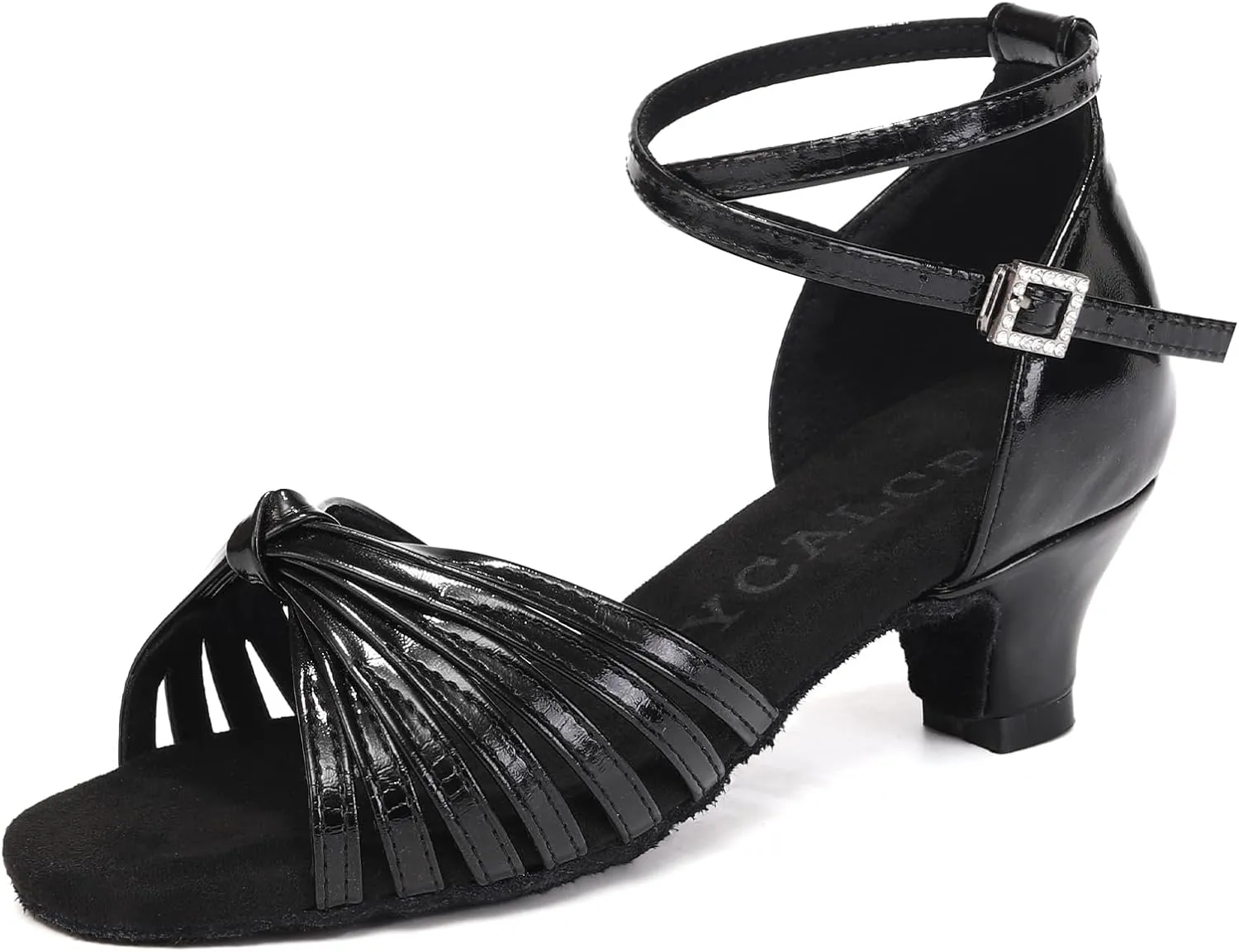 Latin Ballroom Dance Shoes Girls Latin Dance Shoes Low Heels Salsa Tango Professional Performance Practice Dance Shoes for Girls Kids
