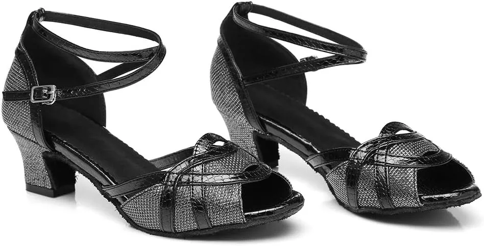 Latin Dance Shoes Ballroom Dance Shoes Women Professional Salsa Practice Performance Dancing Shoes