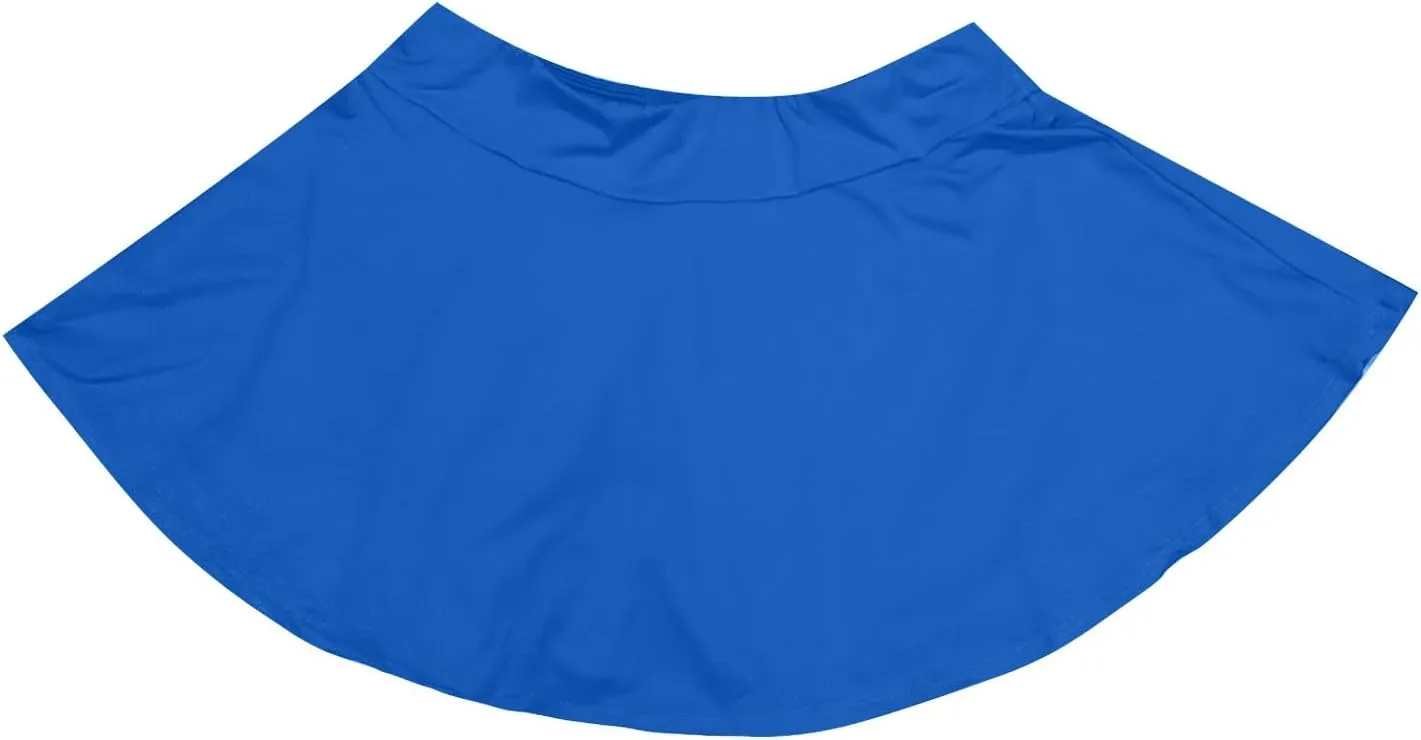 LCMTWX Lightweight High Waist Mid Waist Culottes Short Skirts Skinny Pants High Waisted Pleated Sports Skort with Pockets