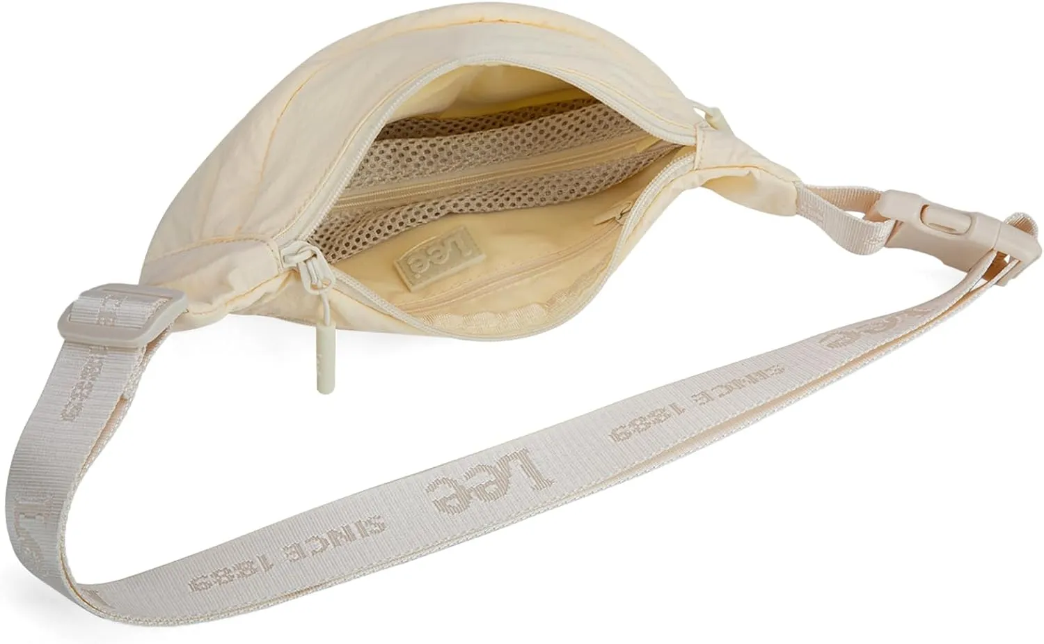 Lee Fanny Packs for Women Water-Resistant Crossbody Bag Lightweight Waist Pack for Travel & Everyday Use, Beige