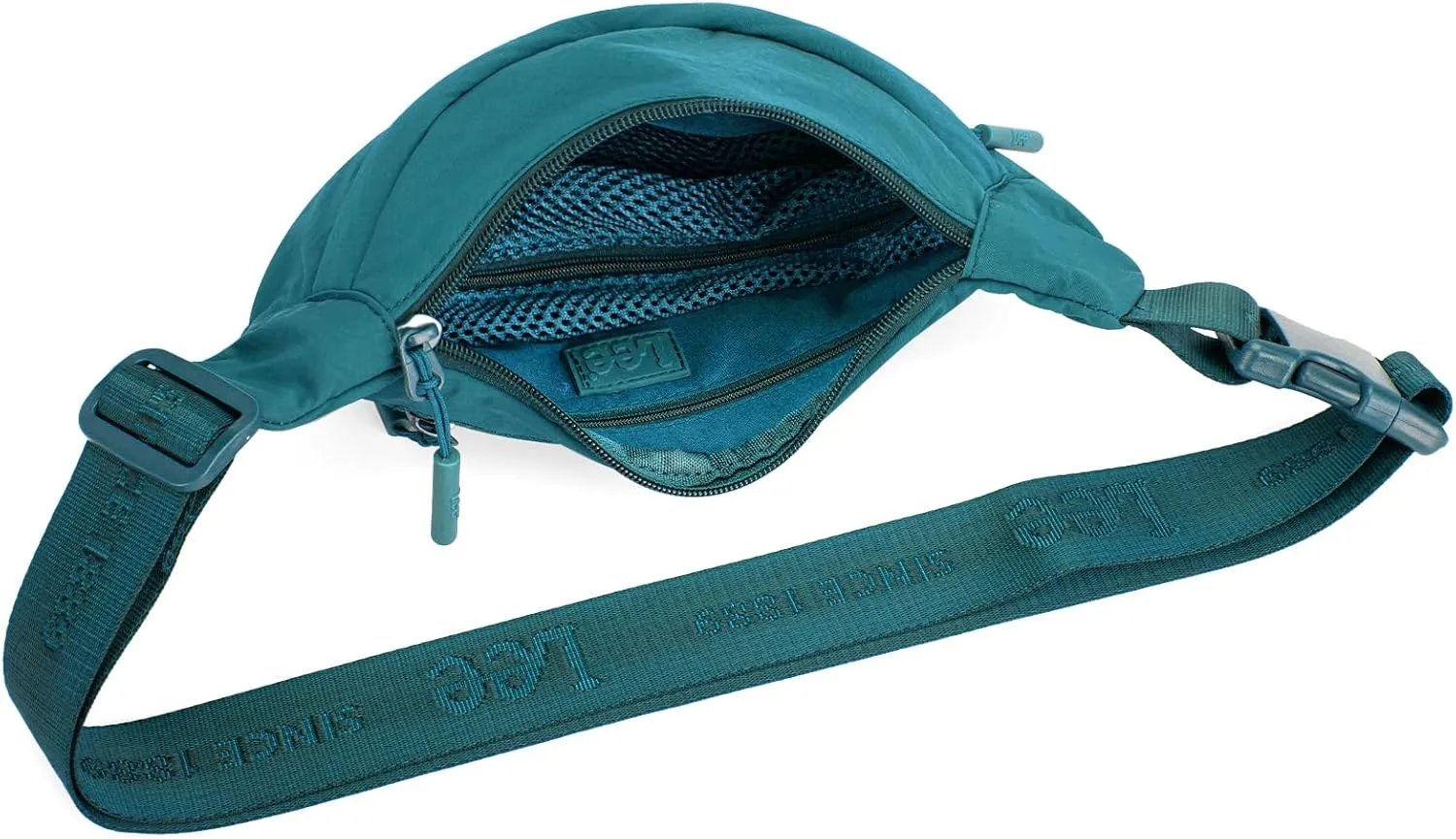Lee Fanny Packs for Women Water-Resistant Crossbody Bag Lightweight Waist Pack for Travel & Everyday Use, Blue Turquoise