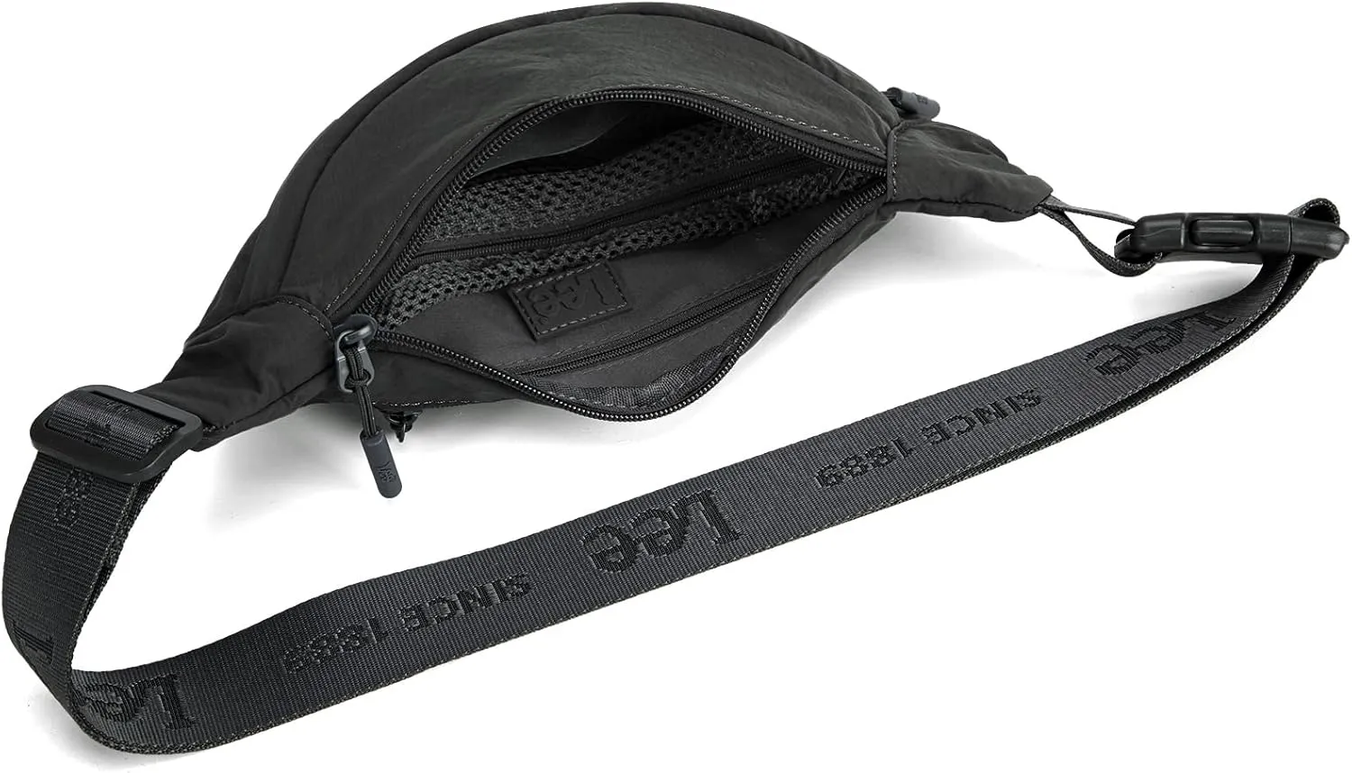 Lee Fanny Packs for Women Water-Resistant Crossbody Bag Lightweight Waist Pack for Travel & Everyday Use, Dark Gray