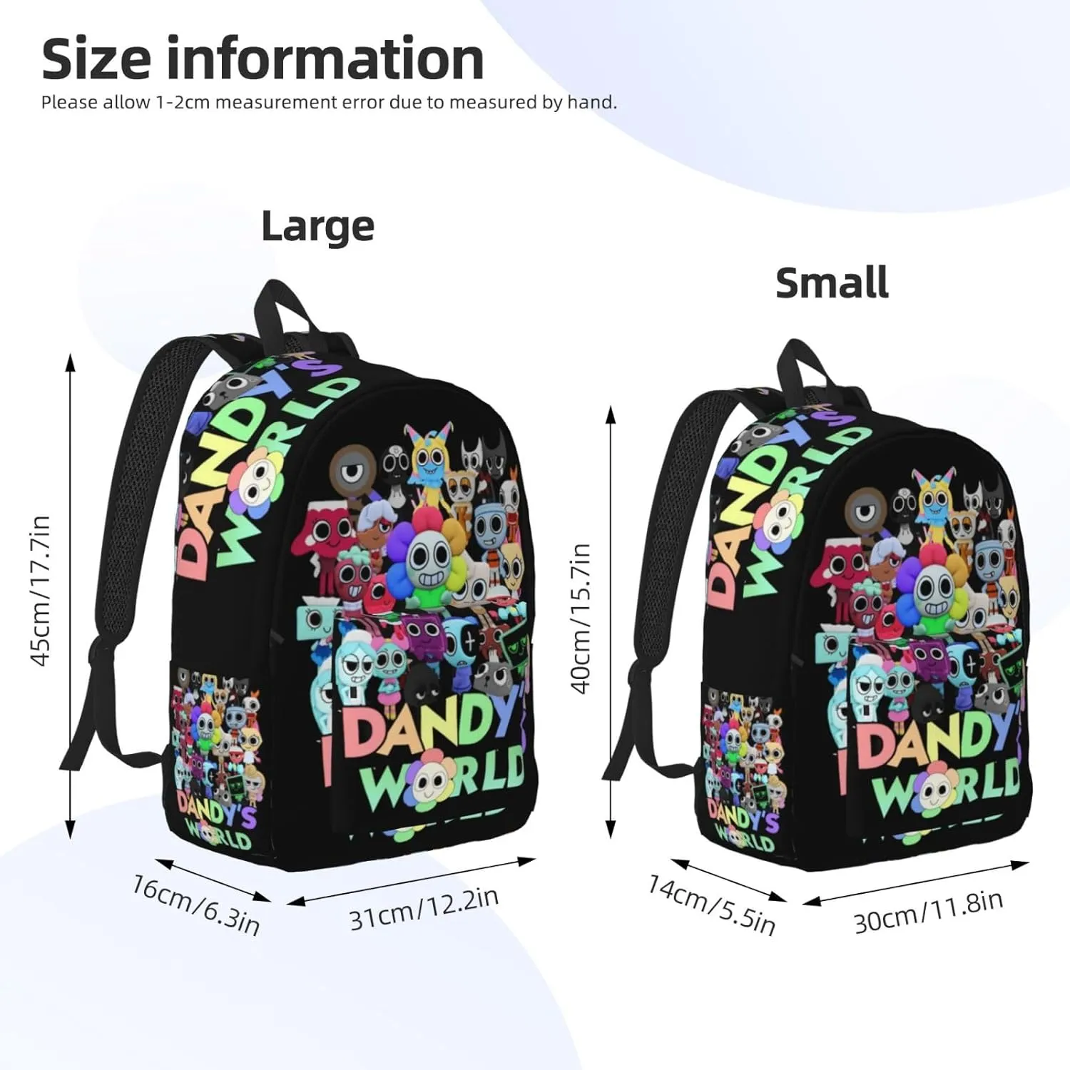 Leisure canvas Backpacks Dandys World Elementary Rucksack Gifts casual Laptop Backpacks For Daily Work Daypack Bookbags