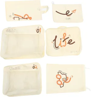 LIFKOME 1 Set Travel Packing Cubes Organizer for Suitcase Storage Lightweight Clothing Bags for Travel Laundry Home Organization for Long Trips