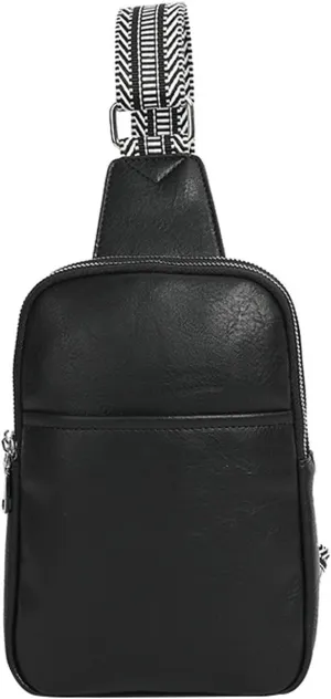 Lightweight Packable Backpack Sling Bag For Women Vegan Leather Fanny Pack Crossbody Bags Chest Bag For Women