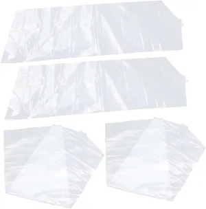 MAGICLULU Long Garment Bags 4pcs Suit Covers for Hanging Dress Bags Protective Water Resistant Cover