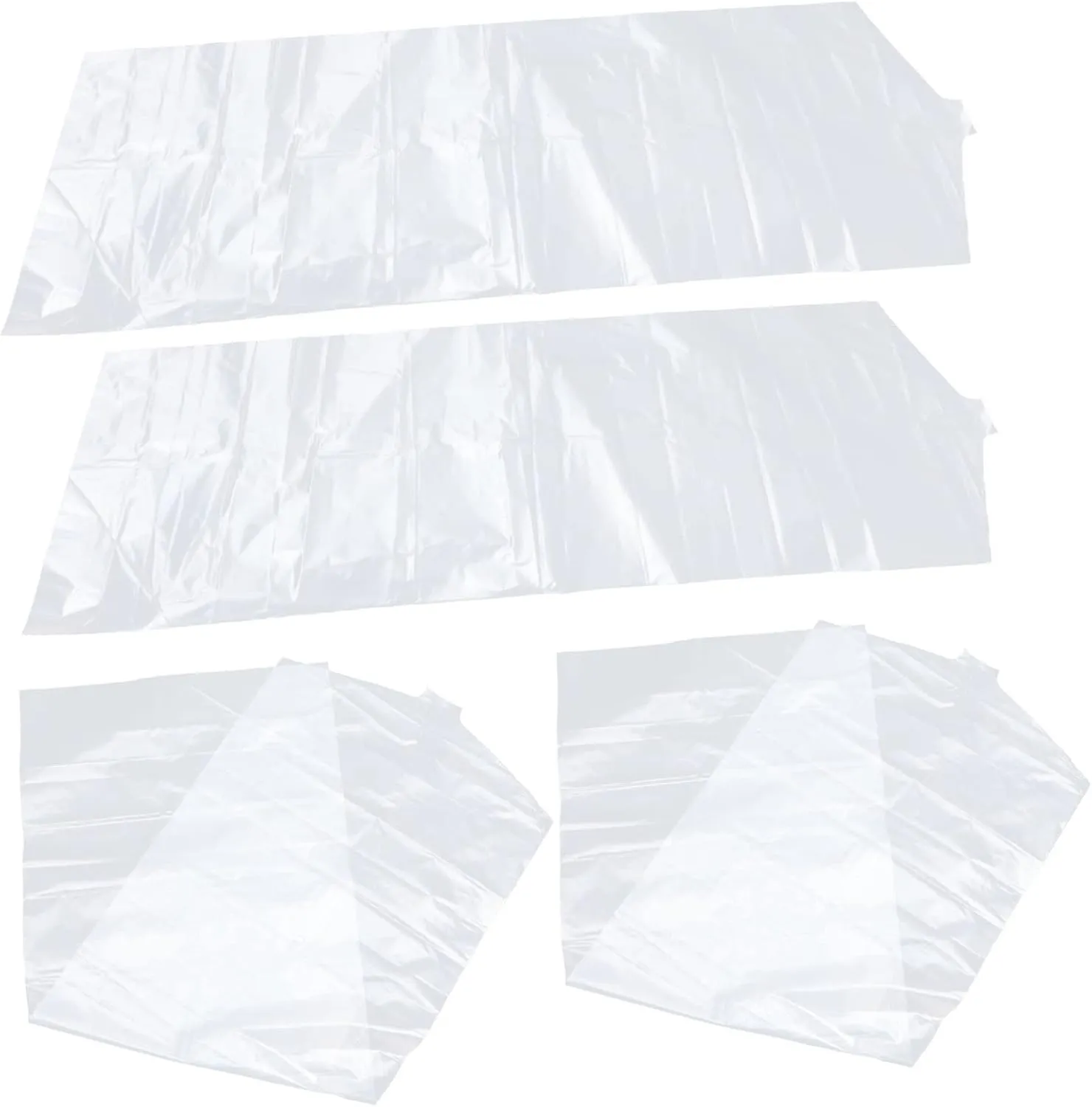 MAGICLULU Long Garment Bags 4pcs Suit Covers for Hanging Dress Bags Protective Water Resistant Cover