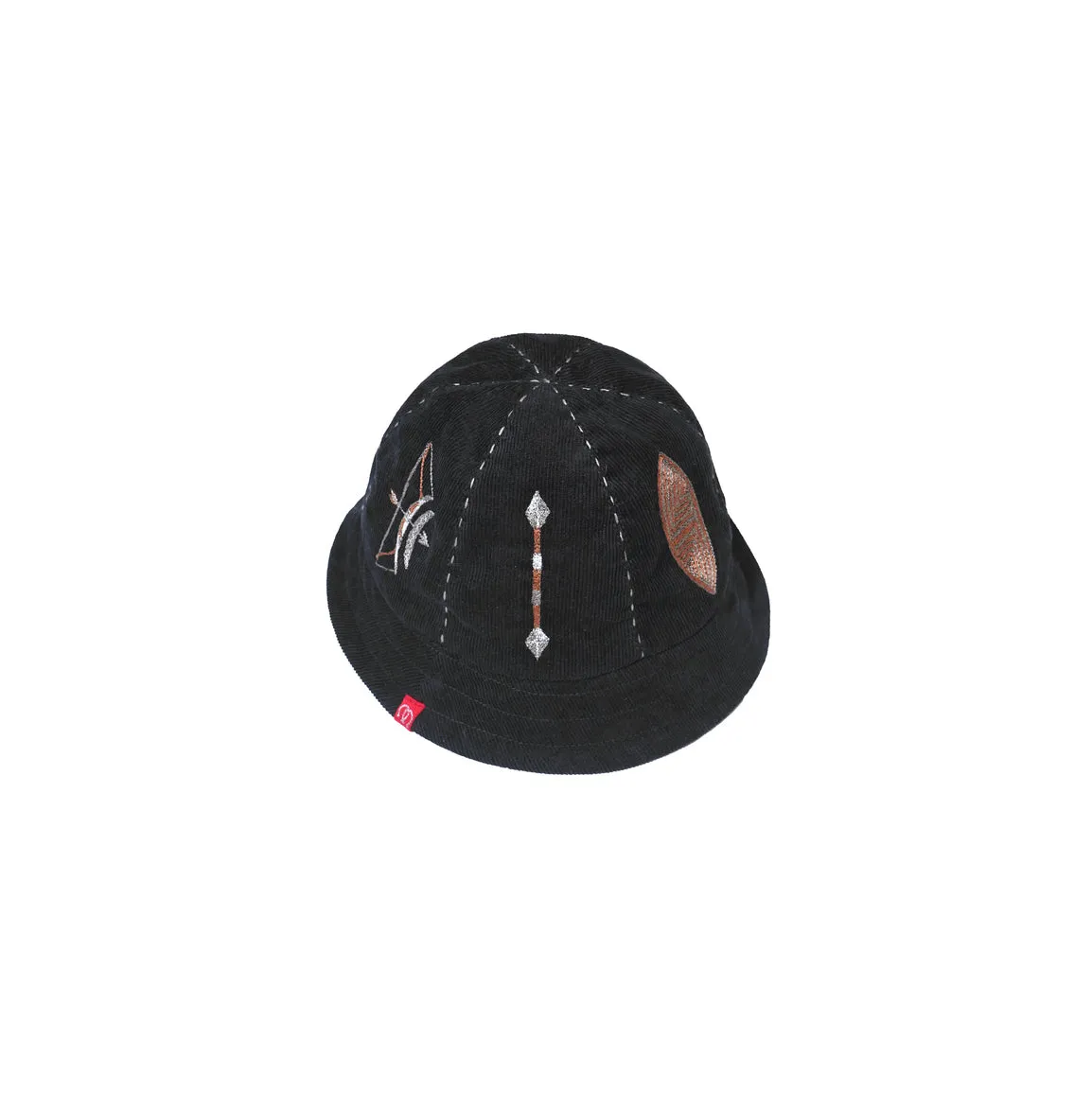 MAKA BLACK BOWLER HAT BLACK
