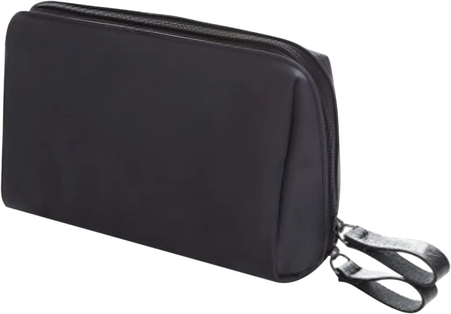 Makeup Bags for Women with Zipper 6.6*4.3 Inch Pu Leather Waterproof Portable Pouch Open Flat Hanging Toiletry Bag for Women Cosmetic Bag for Purse for Women Wife Girlfriend Valentines Day Gifts