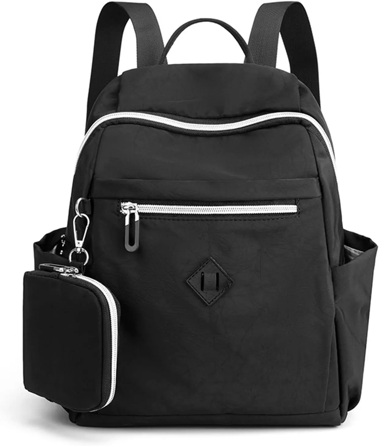 Mini Backpack Purse for Women Convertible Shoulder Bags with Wristlet for Work College Womens Purses Medium Size