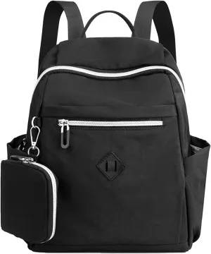 Mini Backpack Purse for Women Convertible Shoulder Bags with Wristlet for Work College Womens Purses Medium Size