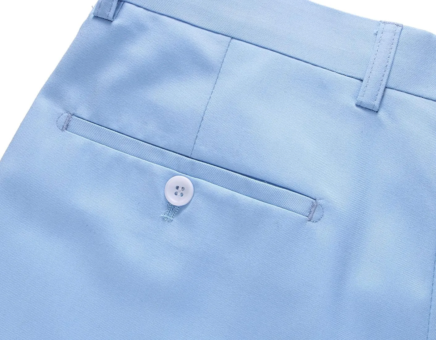 MOGU Mens Front Flat Casual Dress Pants Slim Fit