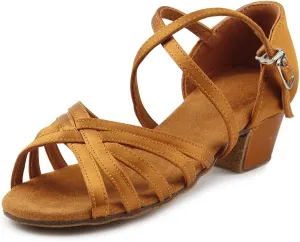 MSMAX Women Latin Dance Shoes High Heel Jazz Ballroom Dancing Shoe