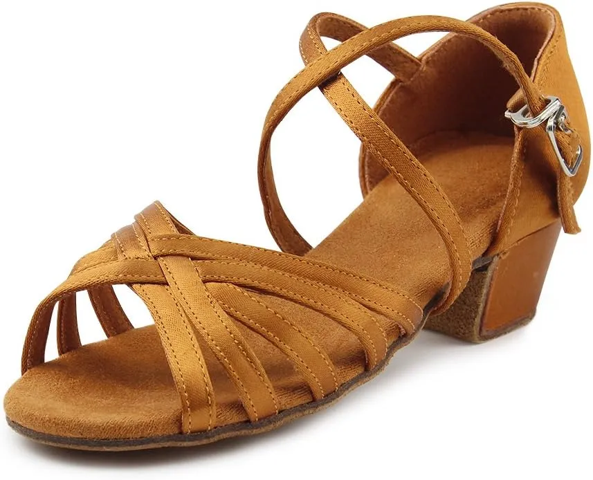 MSMAX Women Latin Dance Shoes High Heel Jazz Ballroom Dancing Shoe