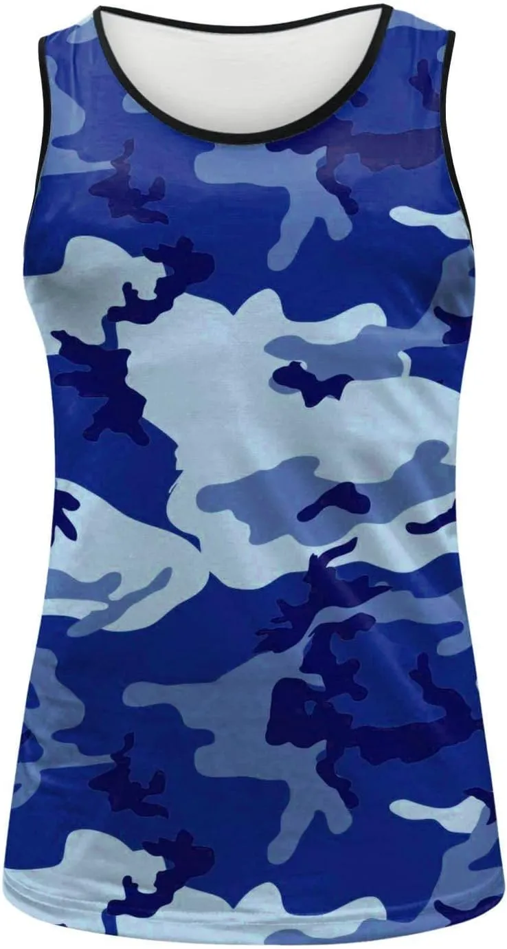Muscularfit Mens Workout Tank Tops Summer Big and Tall Sleeveless Camo Tank Shirts Casual Pullover Muscle Camouflage T Shirts