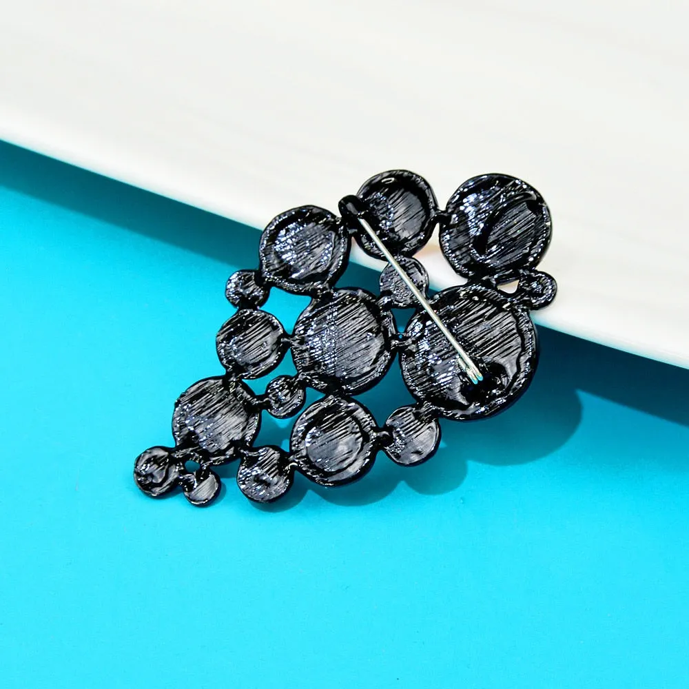 New Arrival Large Circle Round Geometric Brooches For Women