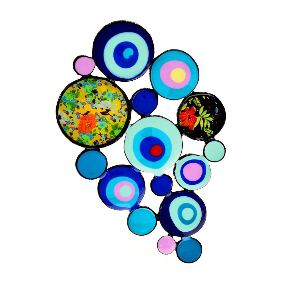 New Arrival Large Circle Round Geometric Brooches For Women