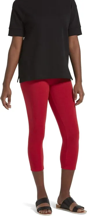 No Nonsense Women's Cotton Blackout Capri Legging