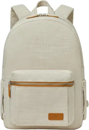 Nordace Siena Pro Classic Backpack - 13.3" Laptop Backpack, 18L Daily Backpack for Travel, Everyday, or Work (Beige)