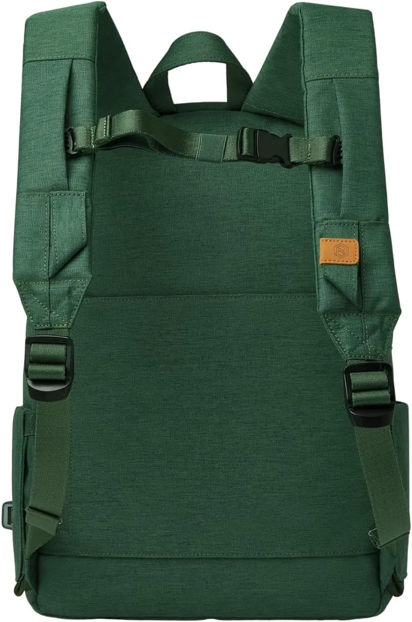 Nordace Siena Pro Classic Backpack - 13.3" Laptop Backpack, 18L Daily Backpack for Travel, Everyday, or Work (Green)