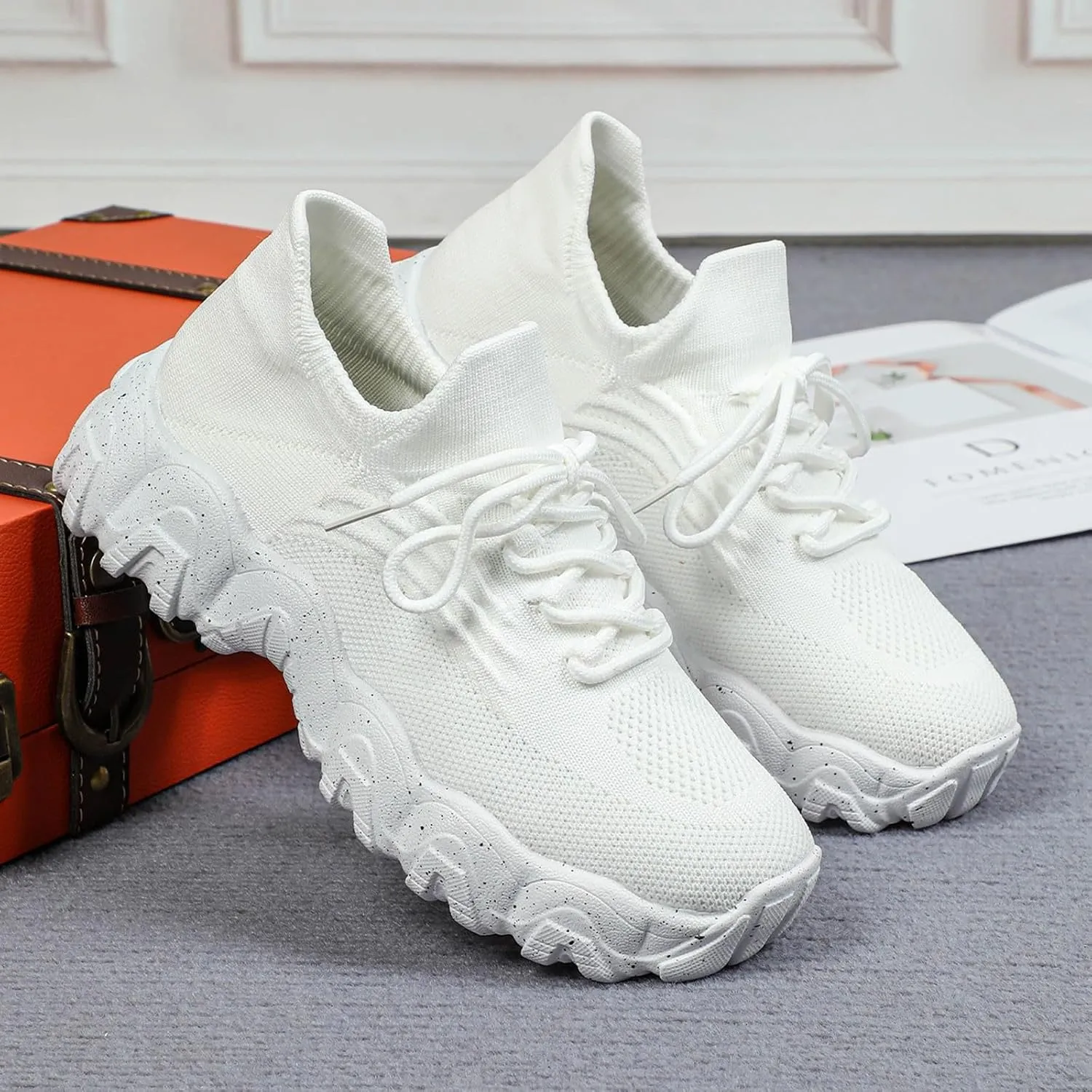 Ortho Pro Shoes for Women, Ortho Pro Women's Classic Shoes Lace Up, Nurse Babe Shoes, Womens Mesh Slip On Sneakers