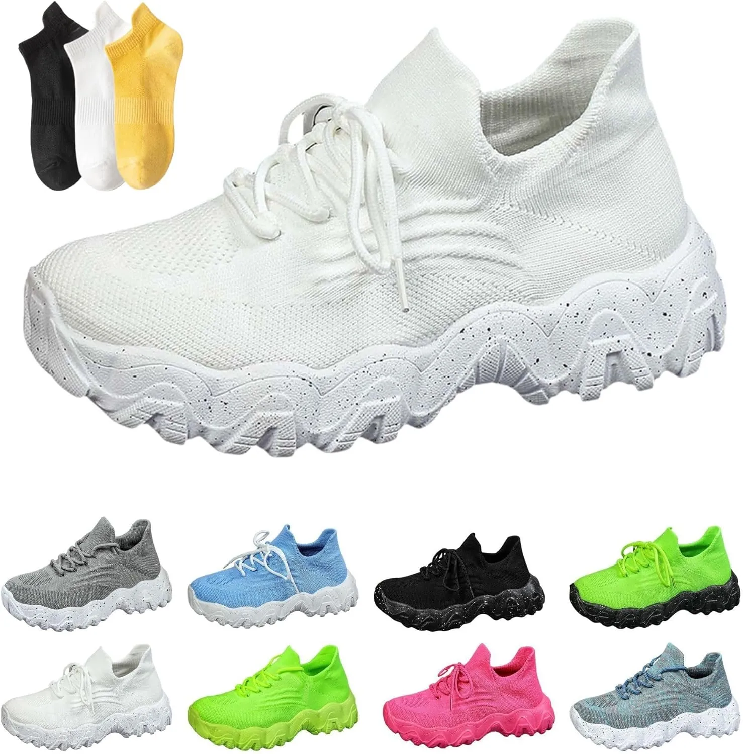 Ortho Pro Shoes for Women, Ortho Pro Women's Classic Shoes Lace Up, Nurse Babe Shoes, Womens Mesh Slip On Sneakers