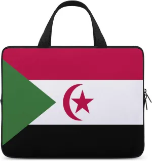 Papua New Guinea Flag Laptop Sleeve Case with Handle, 15-15.6 Inch Slim Cover for Notebook