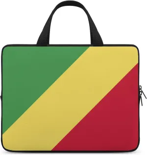 Papua New Guinea Flag Laptop Sleeve Case with Handle, 15-15.6 Inch Slim Cover for Notebook