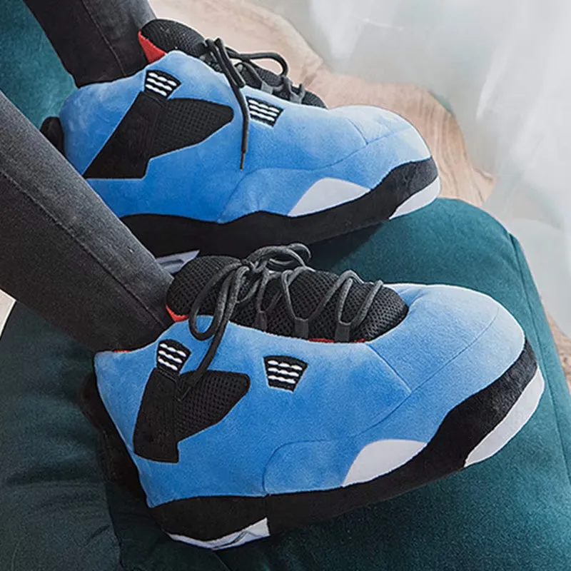 Plush Sneaker Slippers