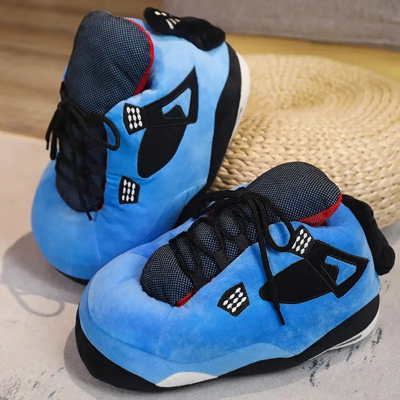 Plush Sneaker Slippers