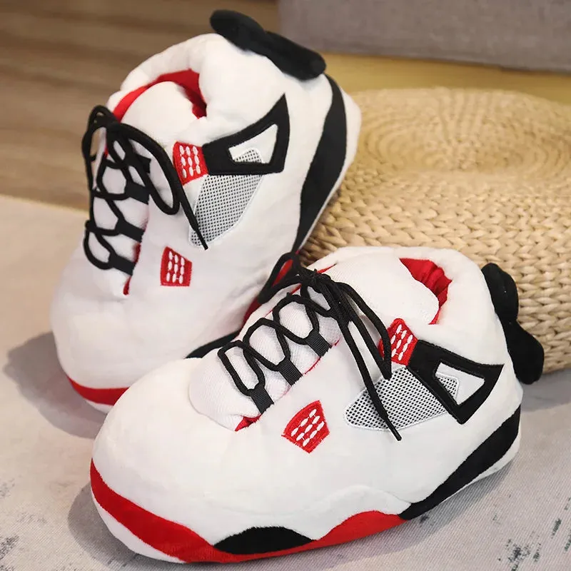 Plush Sneaker Slippers