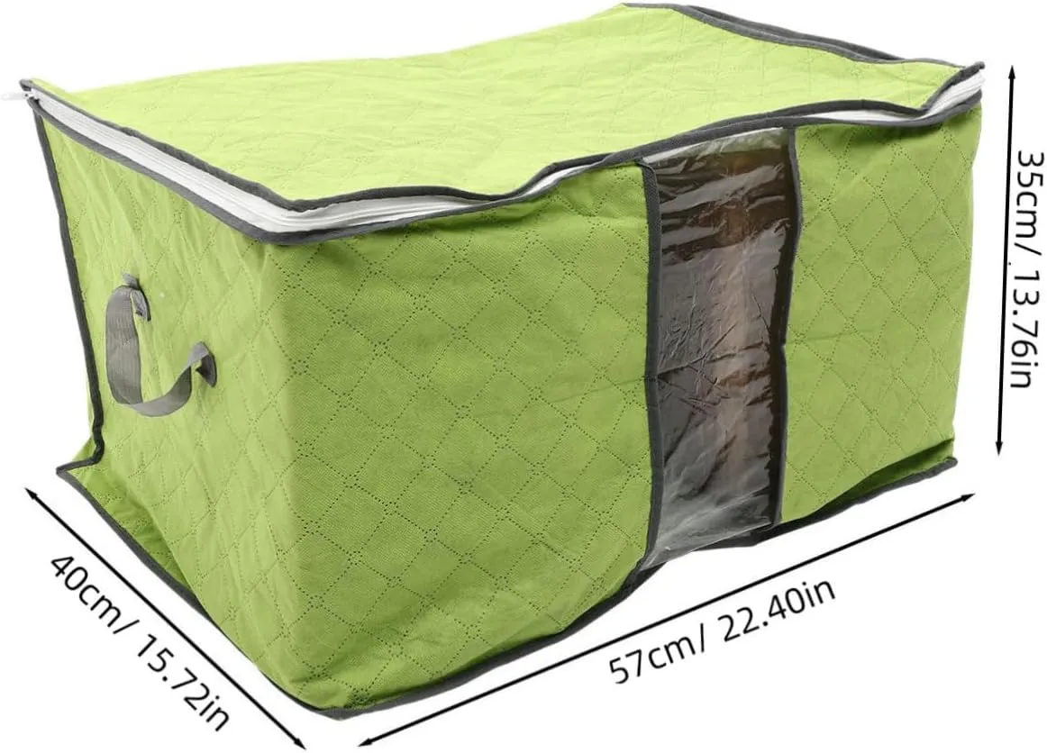 PRETYZOOM Garment Storage Bags Set Extra Large Capacity Bedding Bags for Home Hotel Dormitory