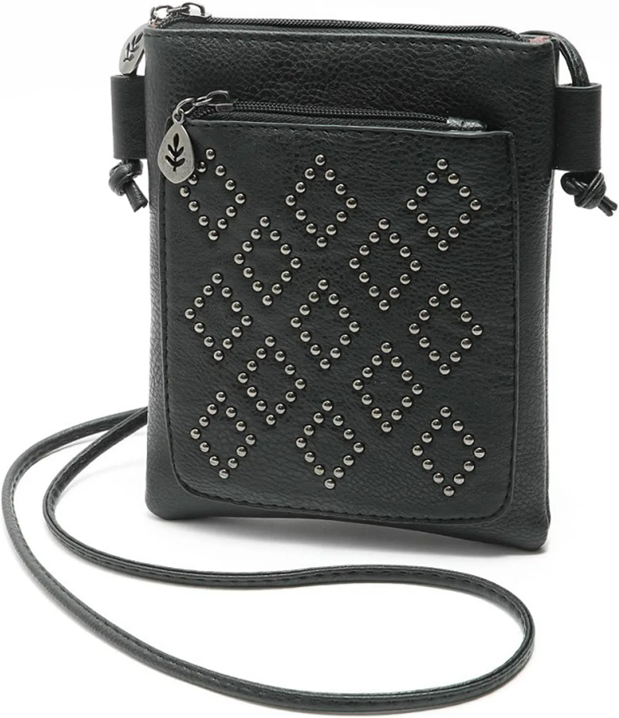 Puffy Crossbody Bags for Women Stadium Crossbody Messenger Bags for Concerts Sporting Events Mothers Day Gifts(Black)