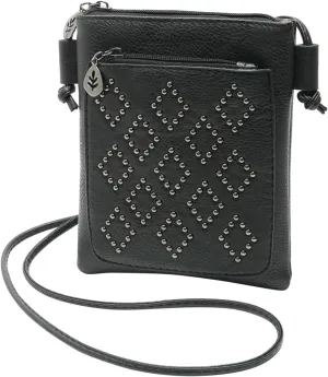 Puffy Crossbody Bags for Women Stadium Crossbody Messenger Bags for Concerts Sporting Events Mothers Day Gifts(Black)