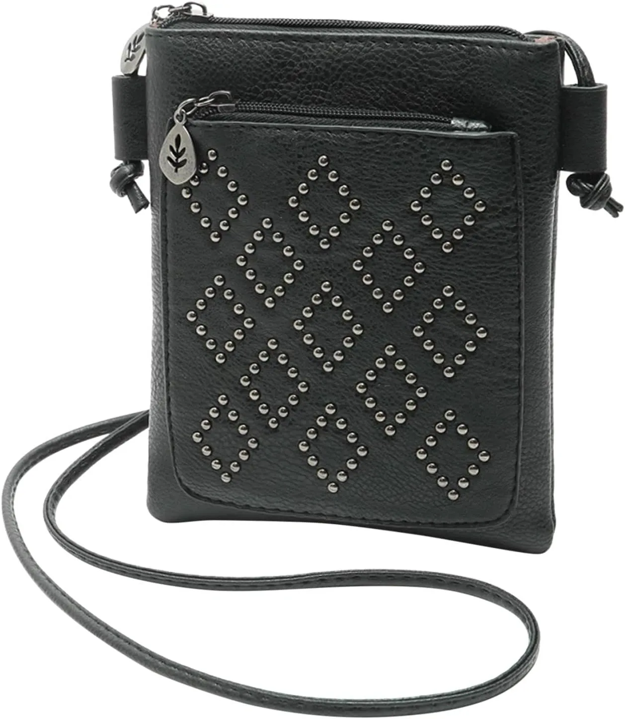 Puffy Crossbody Bags for Women Stadium Crossbody Messenger Bags for Concerts Sporting Events Mothers Day Gifts(Black)